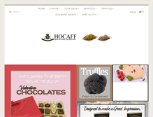 Tablet Screenshot of houseofcaviarandfinefoods.com